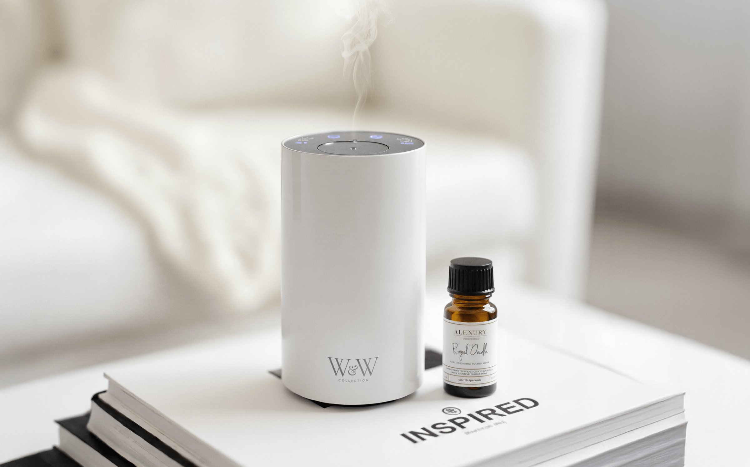Load video: rechargeable diffuser with essential oils