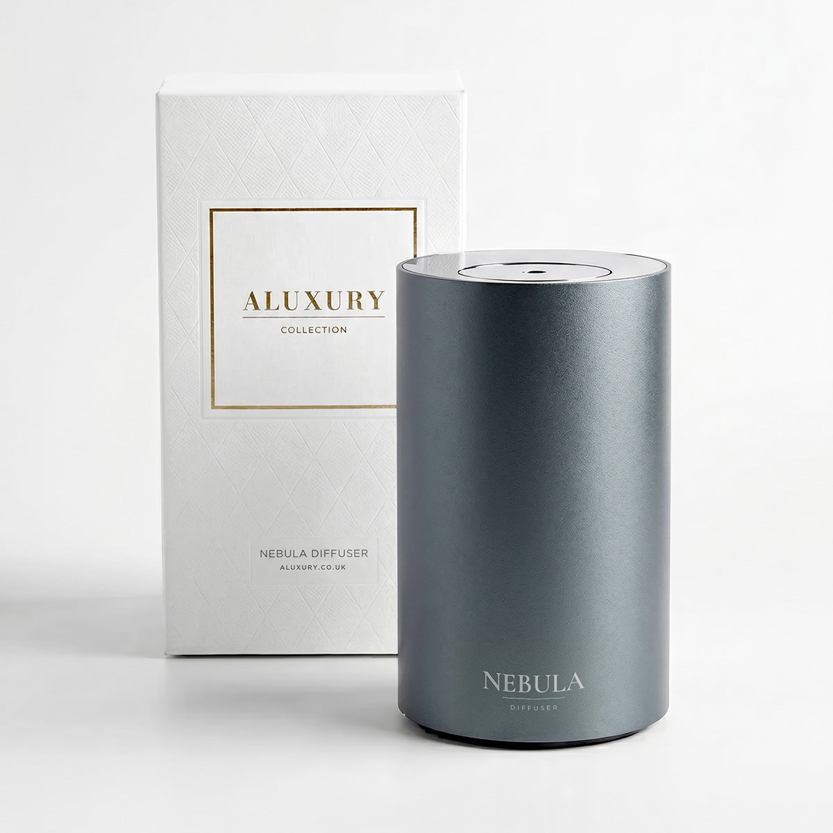 nebula portable waterless diffuser in grey