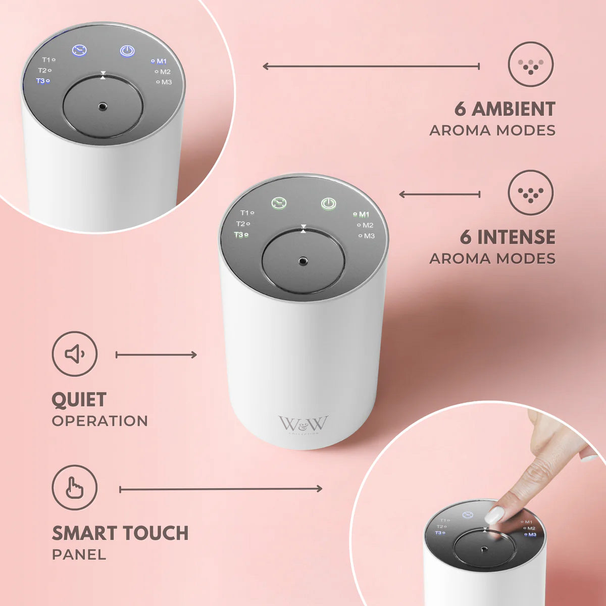 waterless essential oil diffuser aroma features