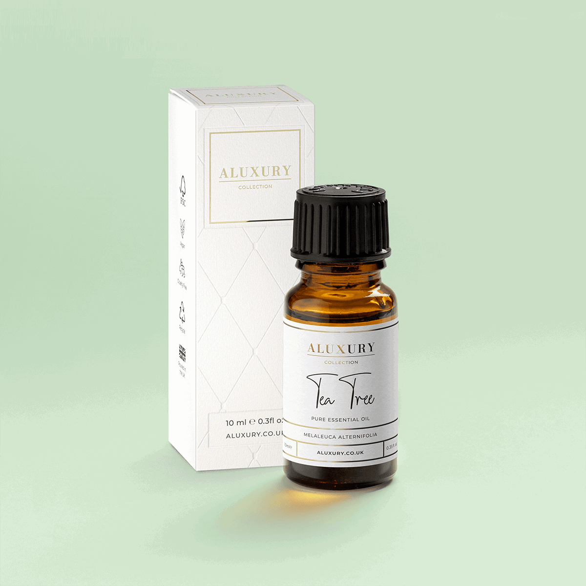 100% Tea Tree Essential Oil with Box