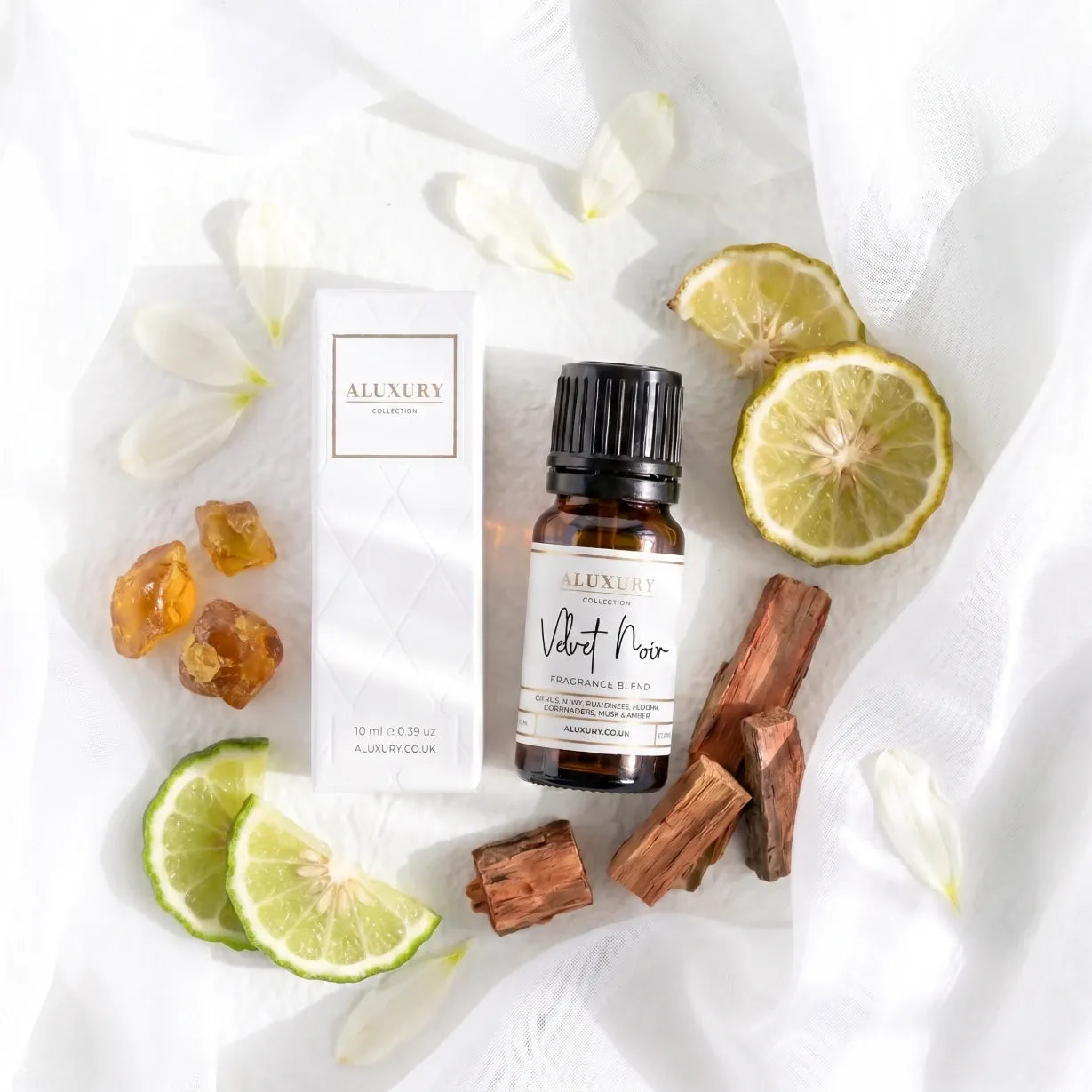Aluxury Velvet Noir 10ml diffuser oil bottle