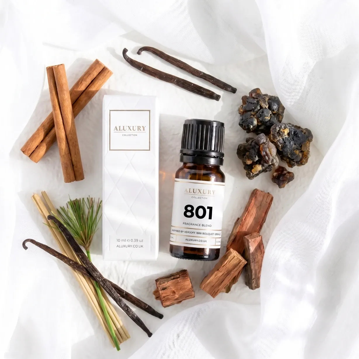 Aluxury 801 Inspired by Xerjoff 1888 Bouquet Ideale 10ml diffuser oil bottle