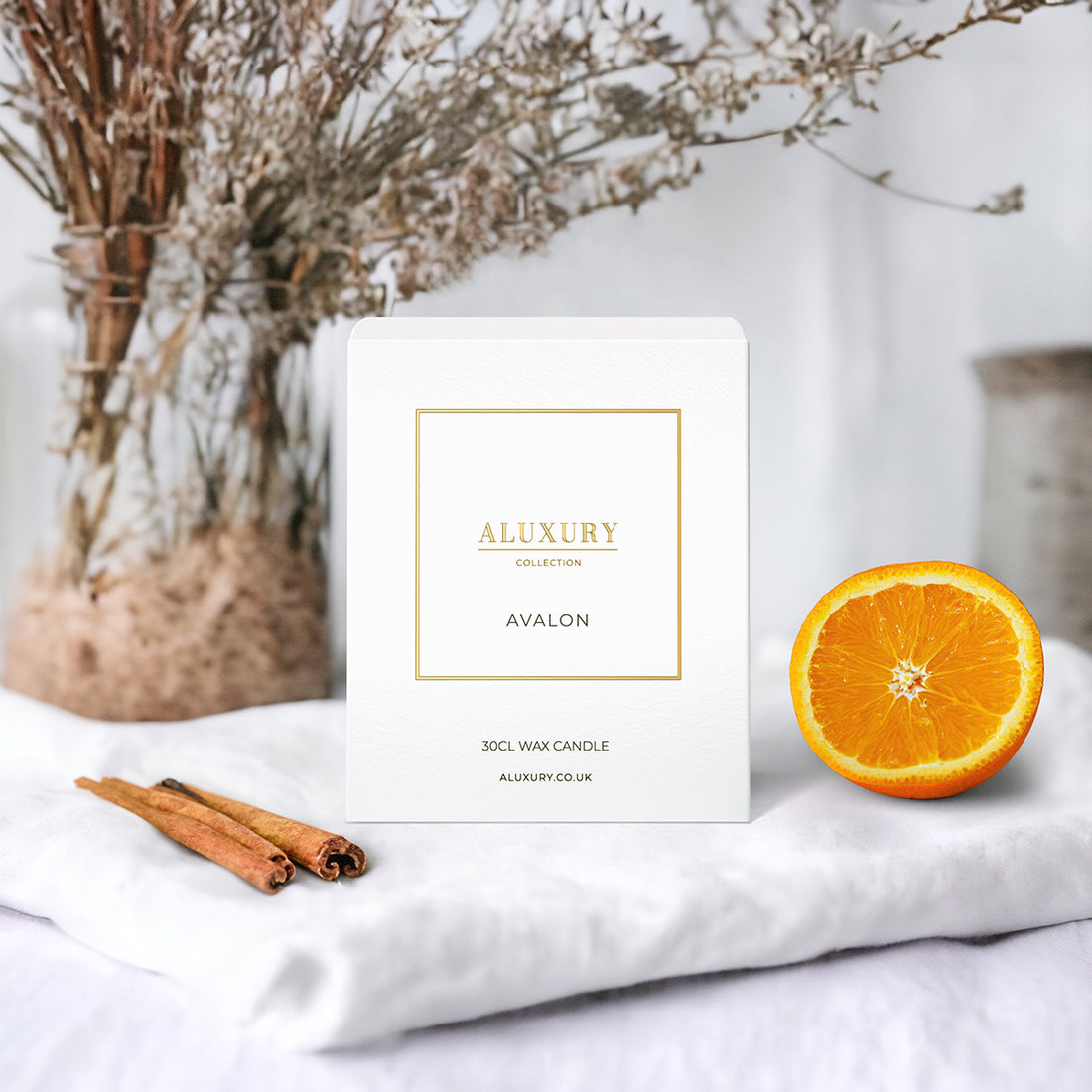 Avalon 30cl candle box by ALUXURY