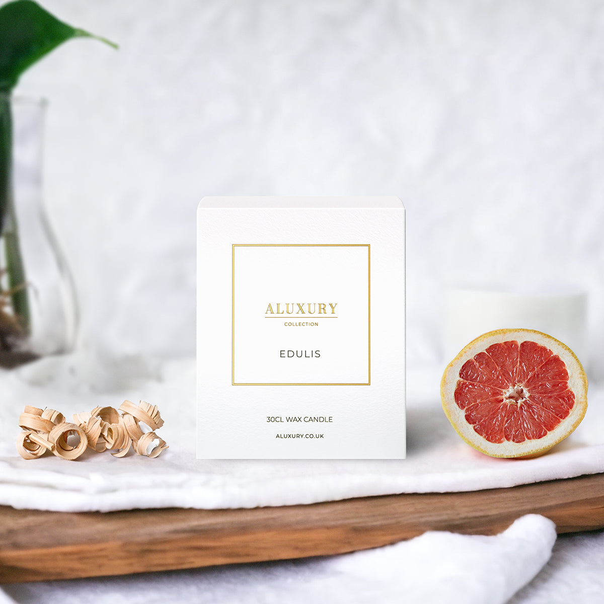 Edulis 30cl candle box by ALUXURY
