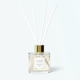 Nostalgia glass luxury reed diffuser with white reeds by Aluxury