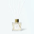 Pyrus glass luxury reed diffuser with white reeds by Aluxury