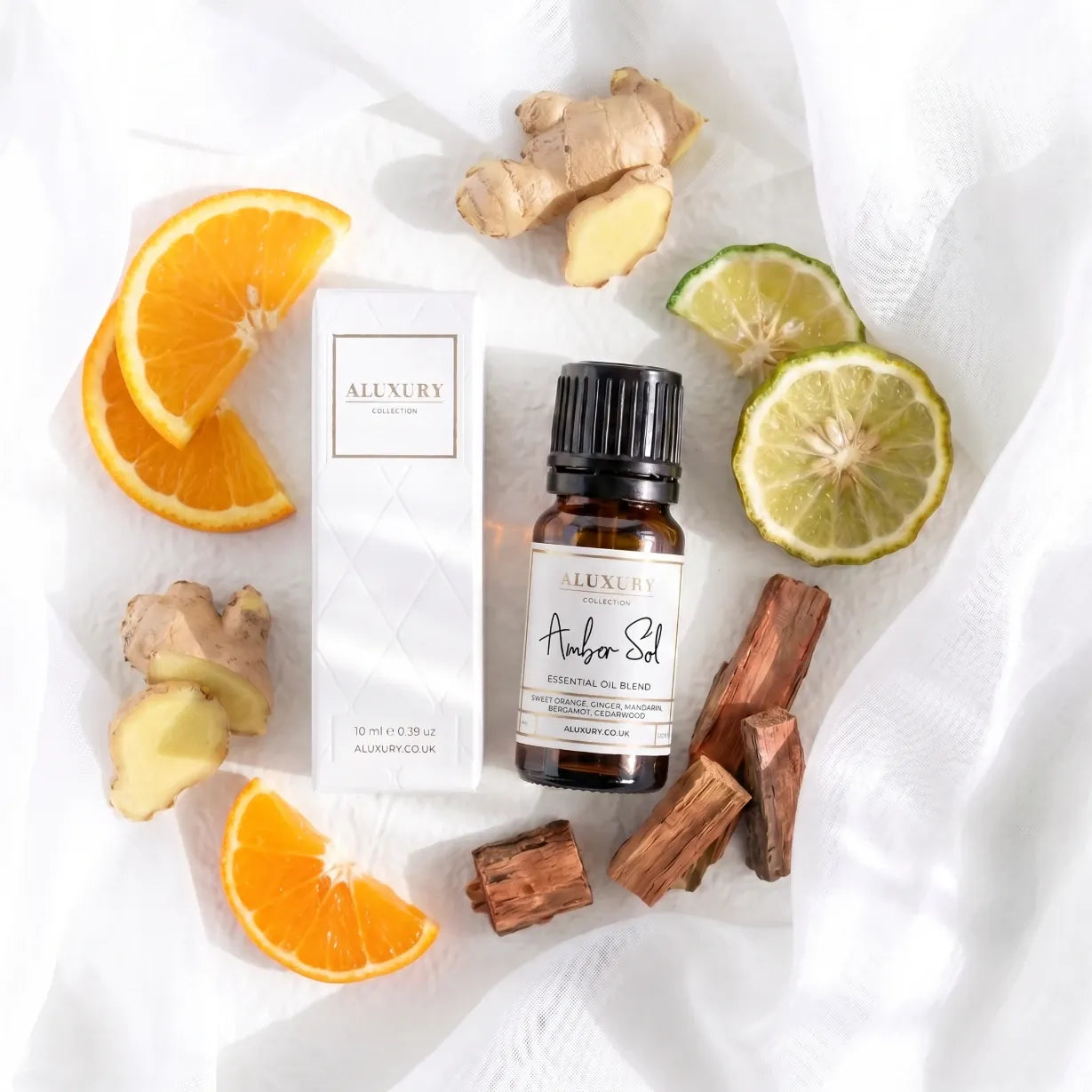 Aluxury Amber Sol 10ml diffuser oil bottle