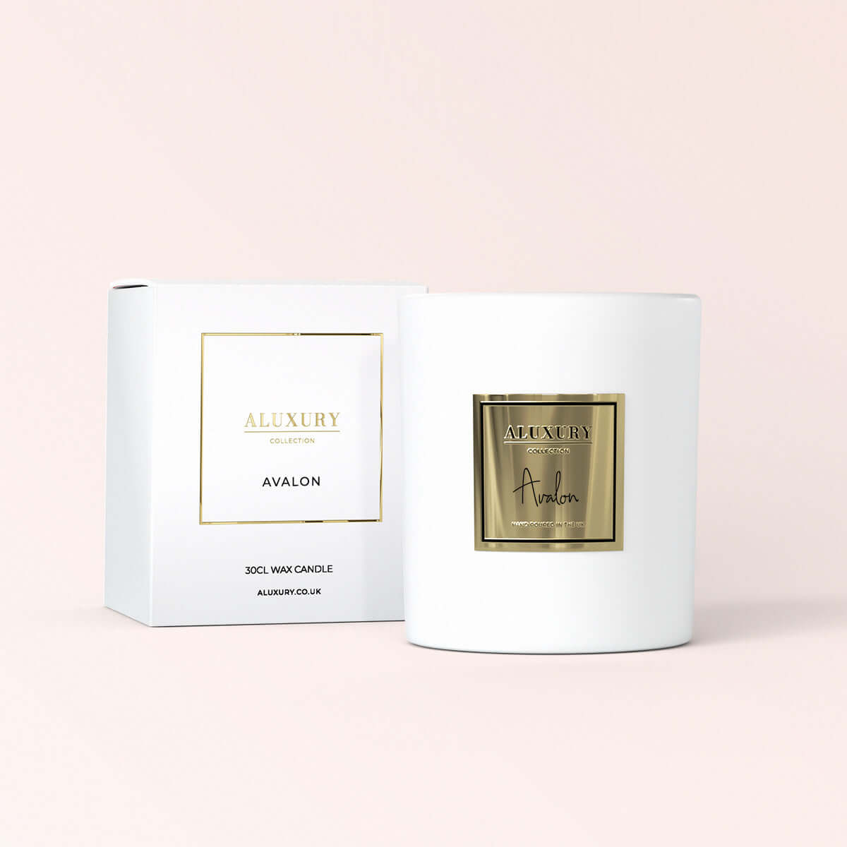 Avalon luxury scented candle with box by ALUXURY