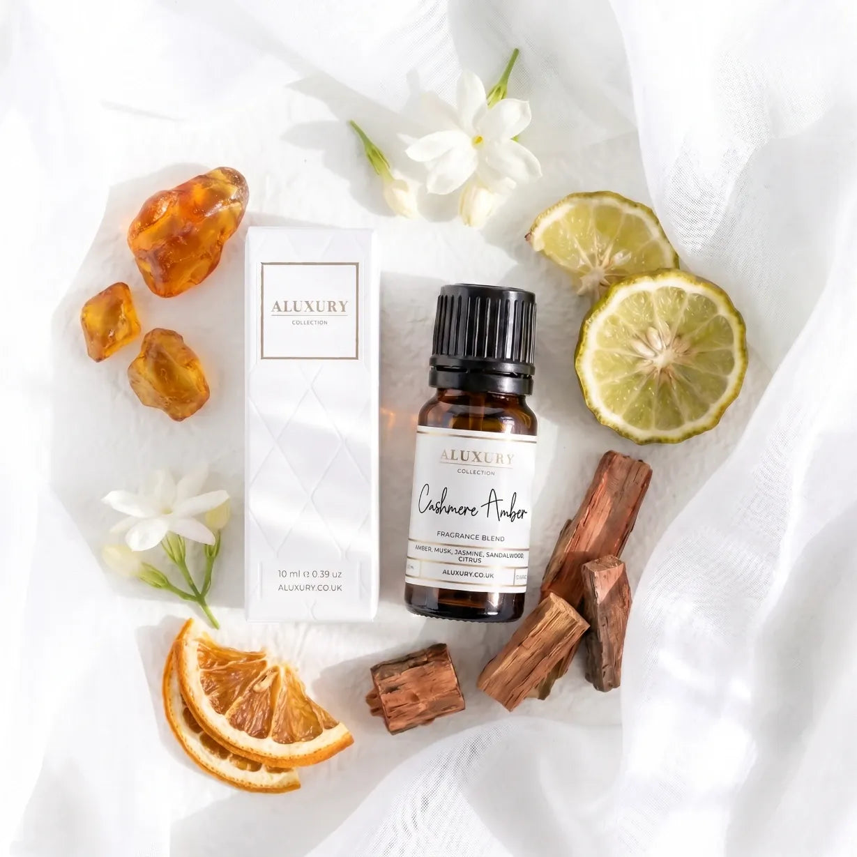 Aluxury Cashmere Amber 10ml diffuser oil bottle