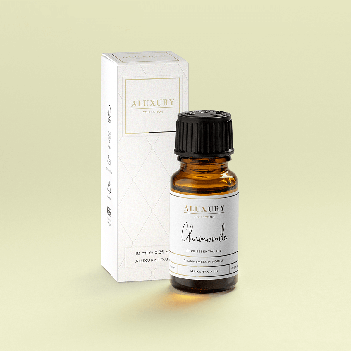 100% Chamomile Essential Oil with Box