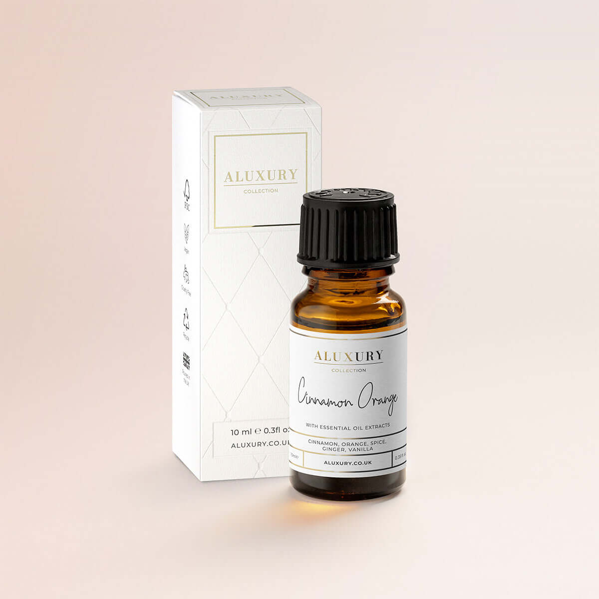 Cinnamon Orange Diffuser Oil with Essential Oil Extracts and Box