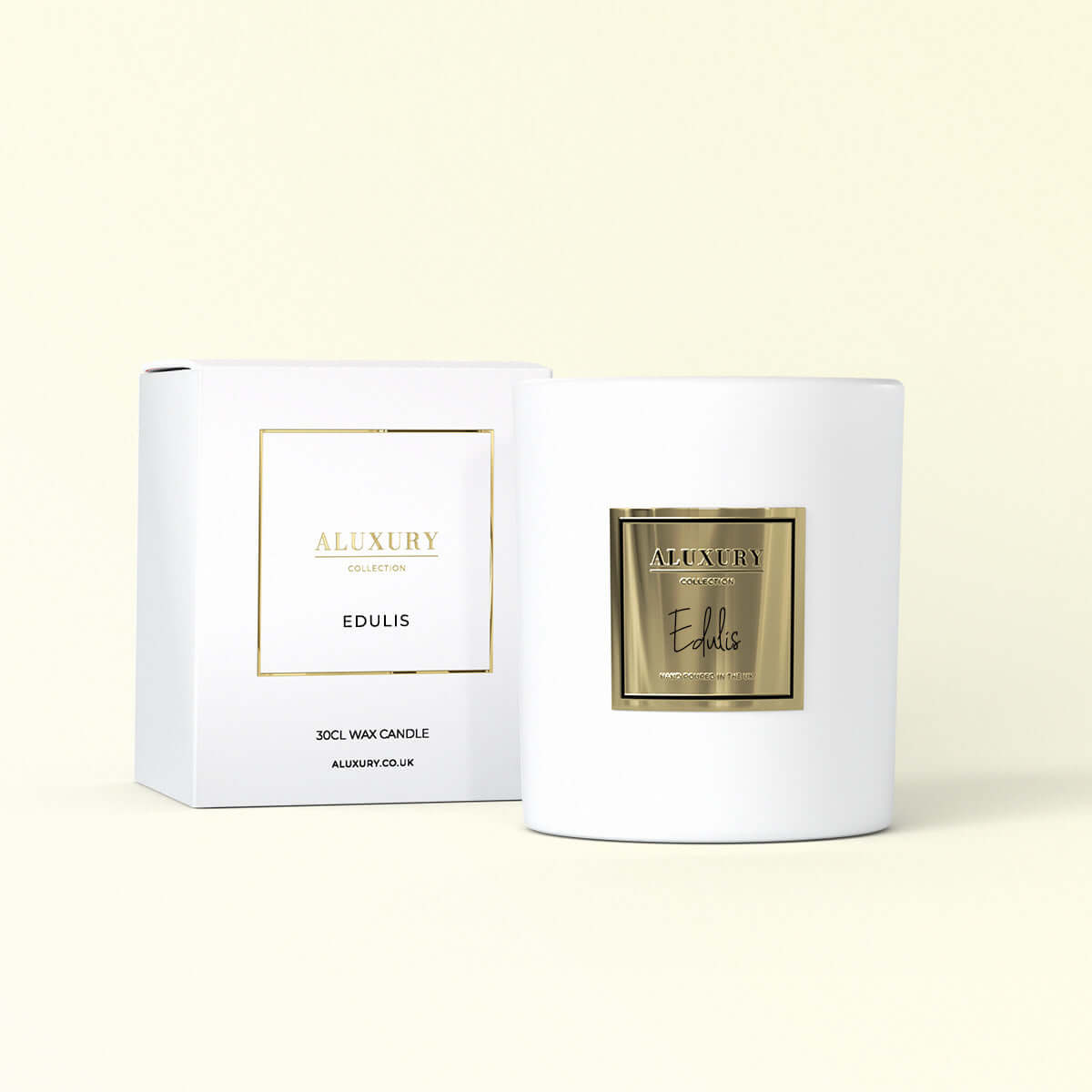 Edulis 30cl candle box by ALUXURY