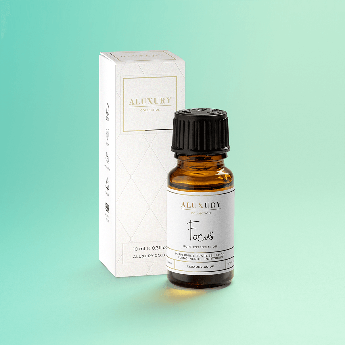 Essential Oil Blend for Focus - By Aluxuy