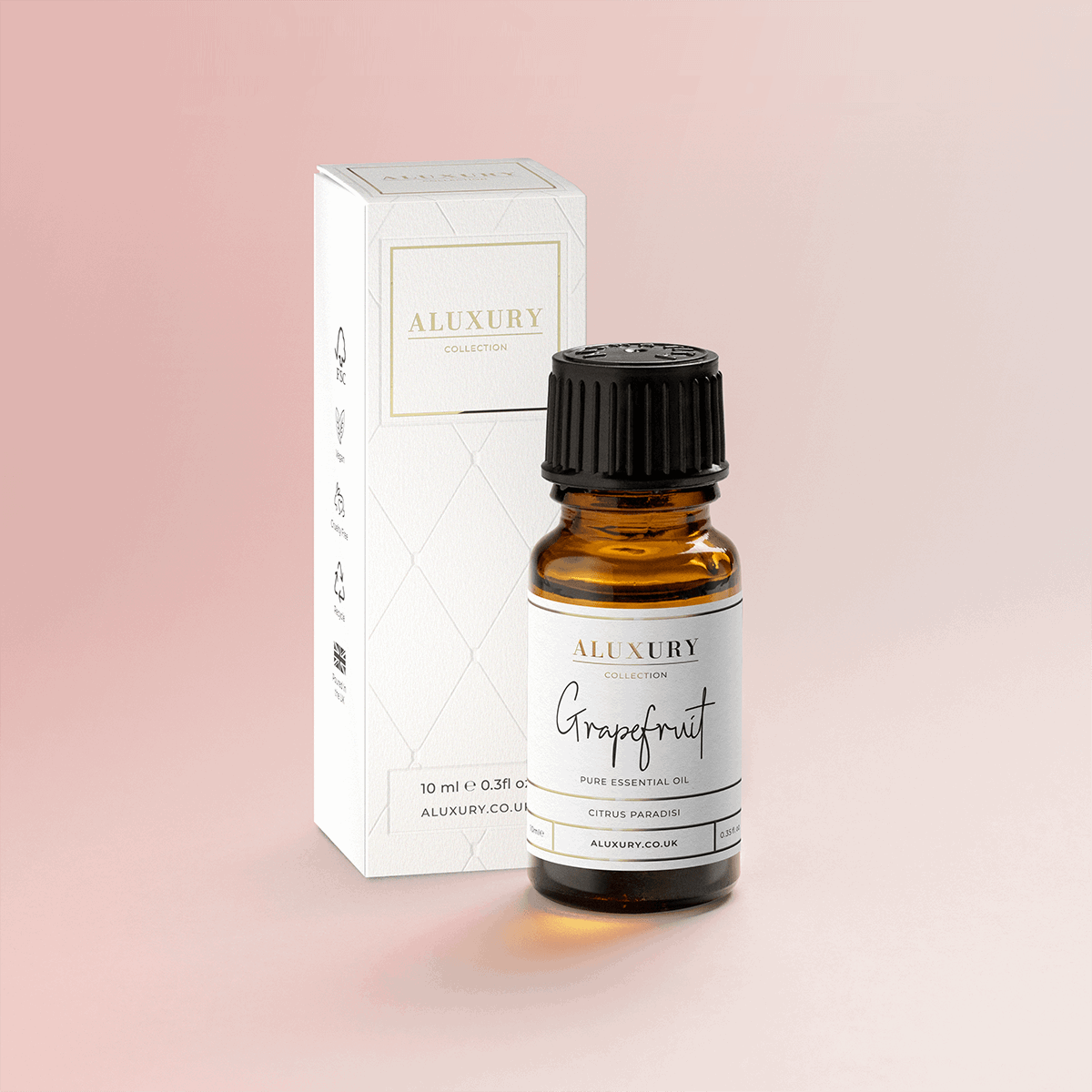 100% Grapefruit Essential Oil with Box