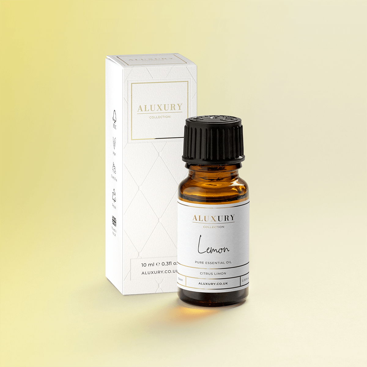 100% Lemon Essential Oil with Box