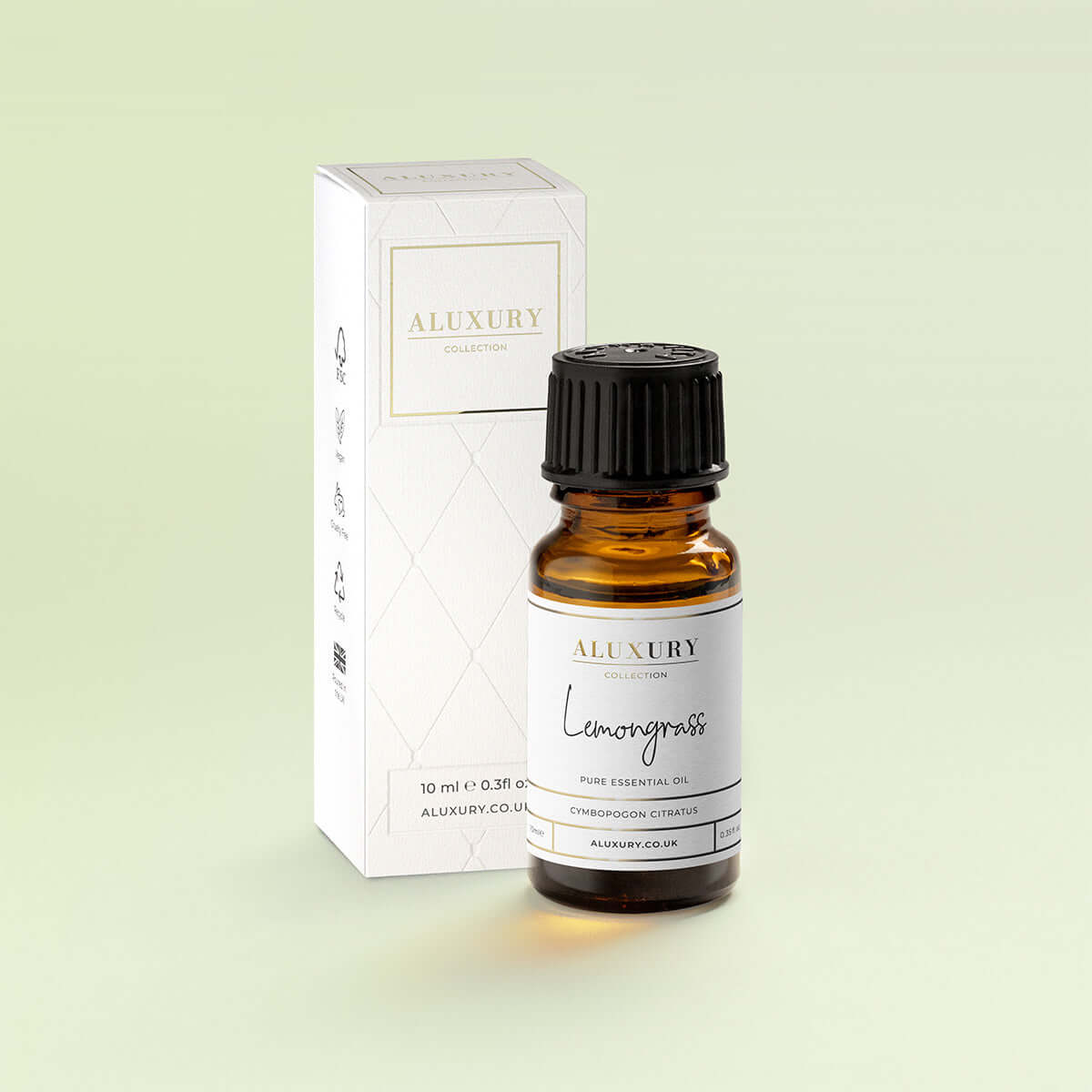 Lemongrass Pure Essential Oil with Box