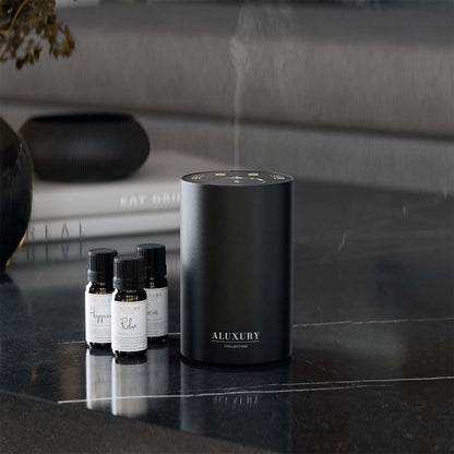 Waterless Electronic Diffuser in Black - by Aluxury 