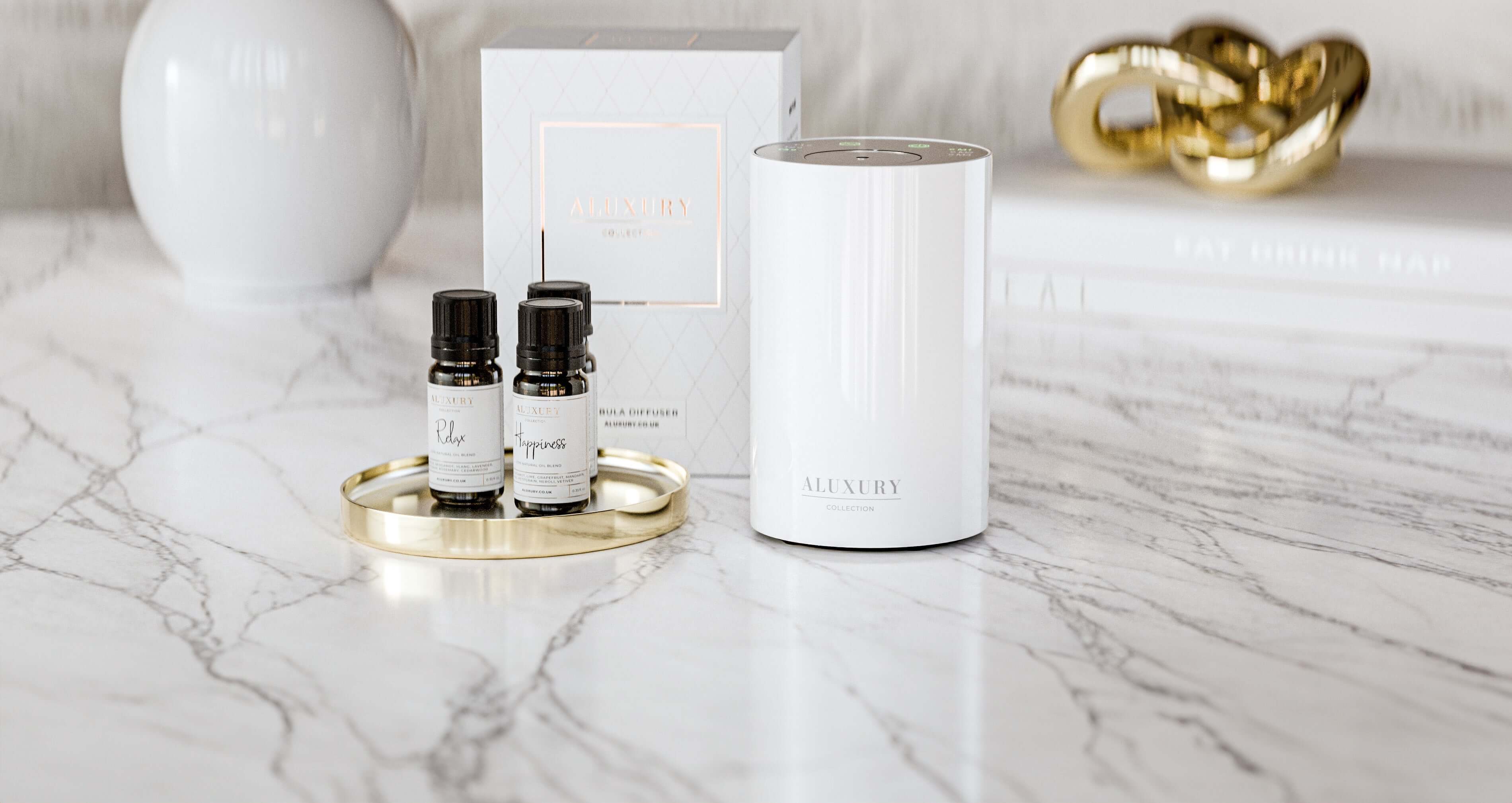 Nebula Diffuser with Essential Oils and Box