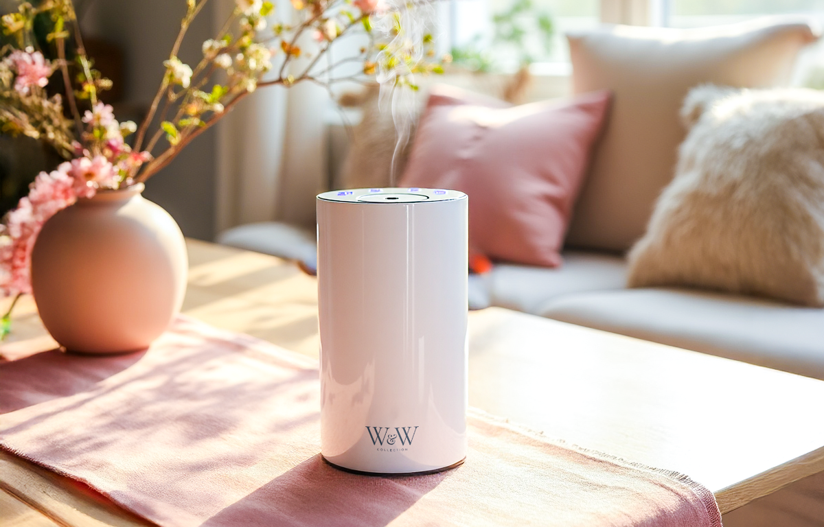Load video: rechargeable diffuser with essential oils