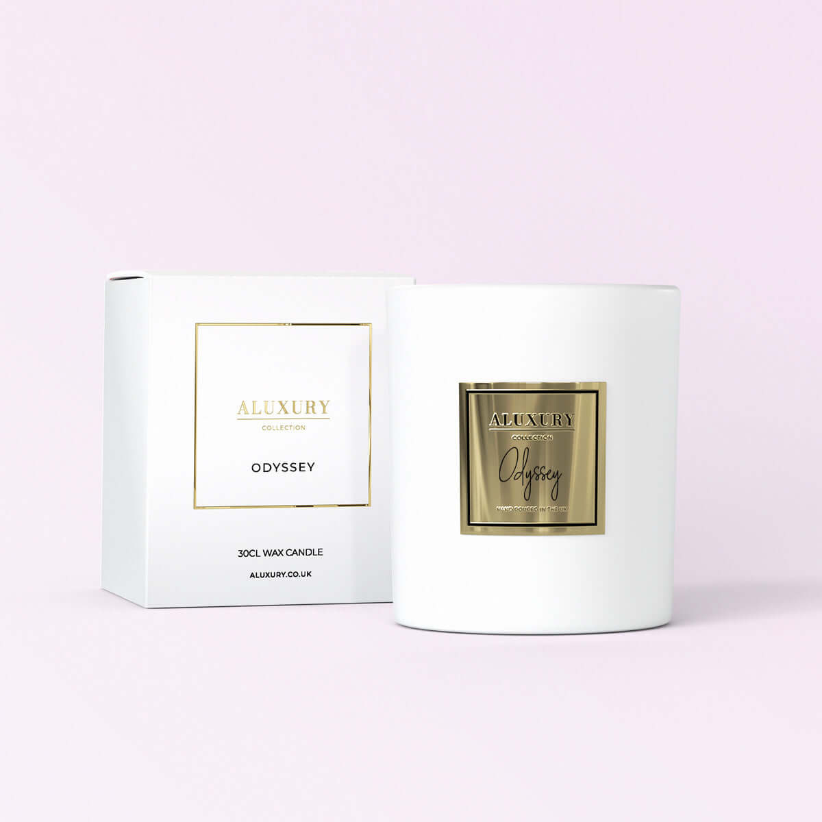 Odyssey luxury scented candle with box by ALUXURY