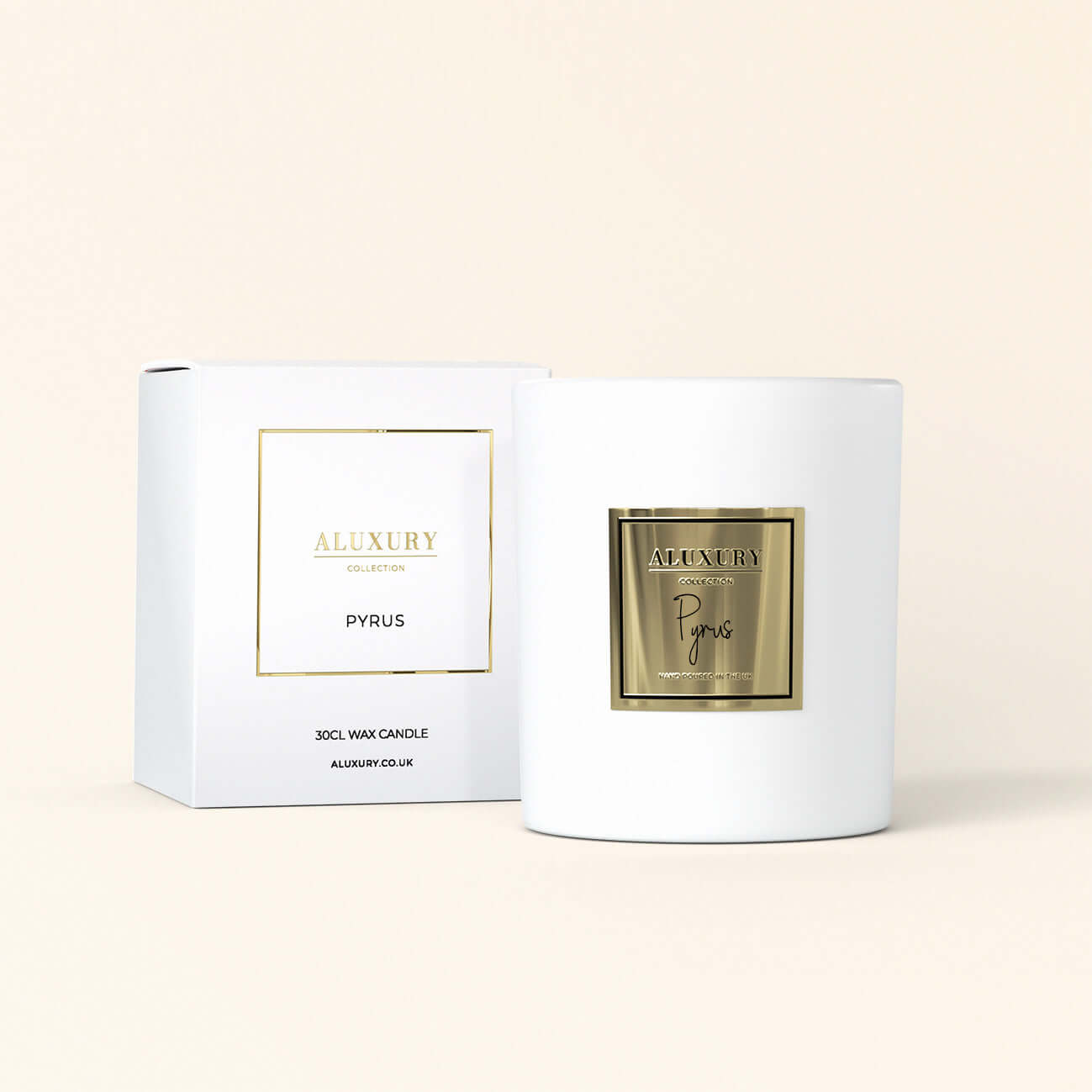 Pyrus luxury candle with box by ALUXURY