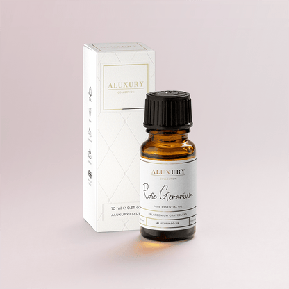 100% Rose Geranium Essential Oil with Box