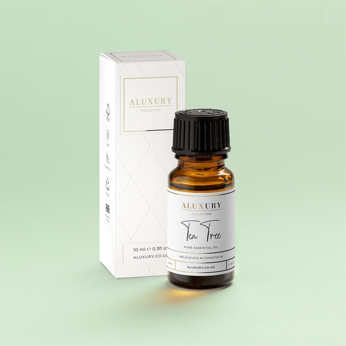 100% Tea Tree Essential Oil with Box