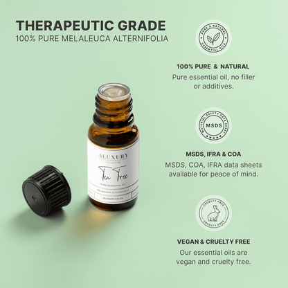 pure the tree essential oil - natural, msds, ifra, coa.